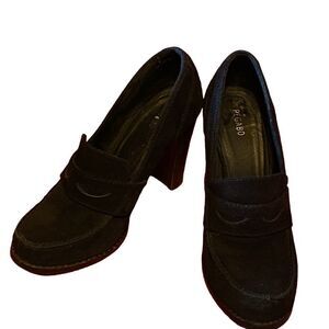 Shoes – Size 38 Pegabo Black Suede-Mary Janes
